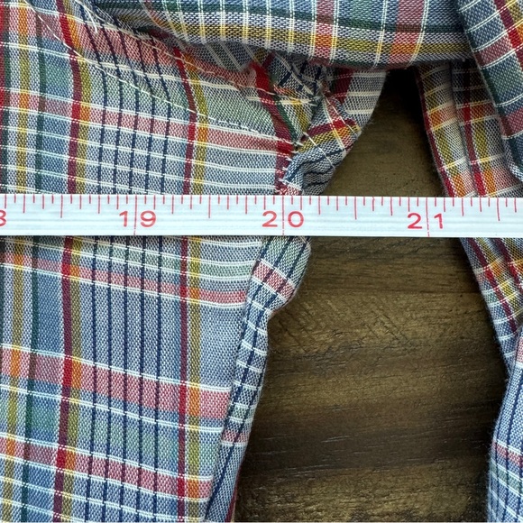 Vintage Levi Strauss plaid collared Button Down Shirt pocket 1980 Olympics EUC - Picture 3 of 6